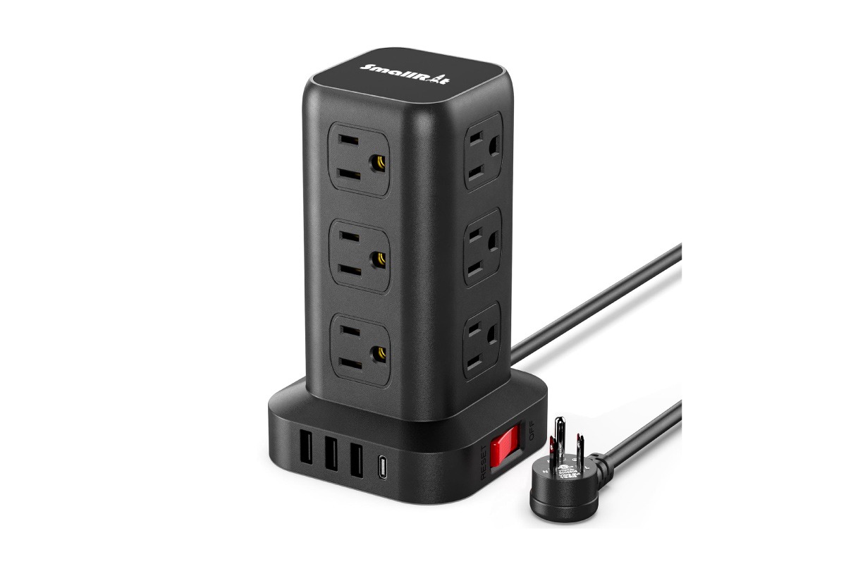 SMALLRT Power Extension Strip Tower Surge Protector Review