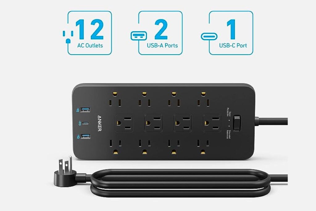 Anker Surge Protector with USB C Options