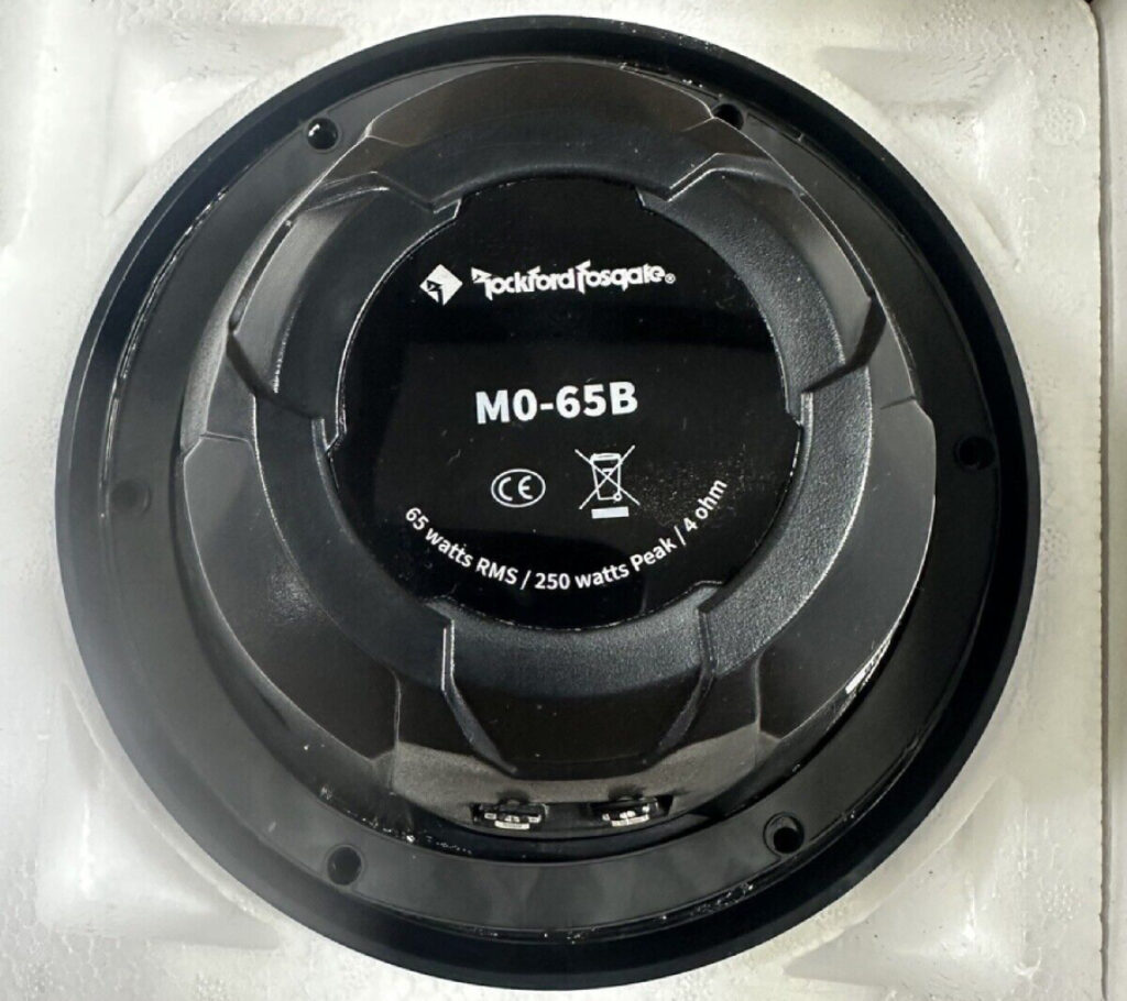 rockford fosgate M0-65B marine grade6.5